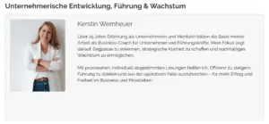 Mentorin Kerstin Wemheuer im Business Club One